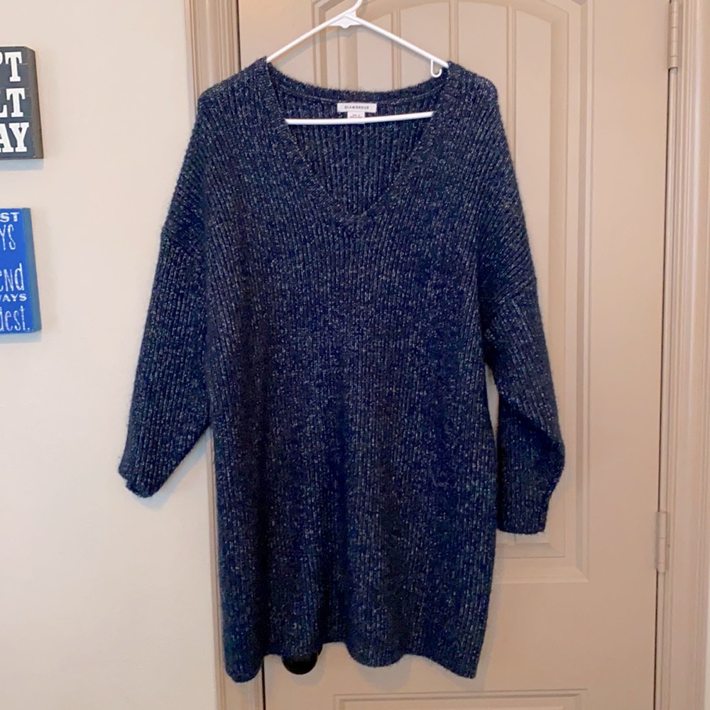 Glamorous Navy Blue sweater dress